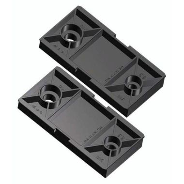 Kantoor elektrificatie en kabelmanagement - Bachmann - FACTORY Kunststof beugel voor 1U VM en STEP - 509.000