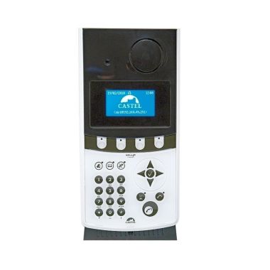 Deurcommunicatie en toegangscontrole - Castel - Post met grafisch display - audio zondercamera - ontsmetbar - 540.4000