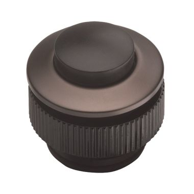 Communication de porte et contrôle d&#039;accès - Grothe - PROTACT 420 AL-KS Bouton poussoir rond encastré en aluminium noir, IP 54 - 62013