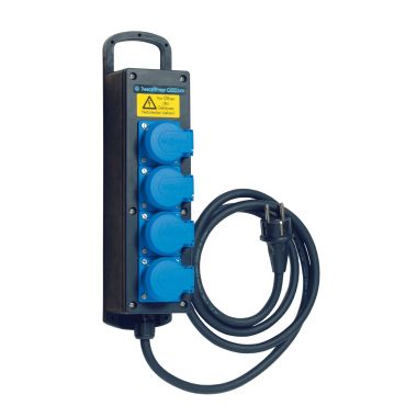 Werf- en werkplaatsmateriaal - Walther Werke - Draagbare massief rubberen stekkerdoos - 6400010A