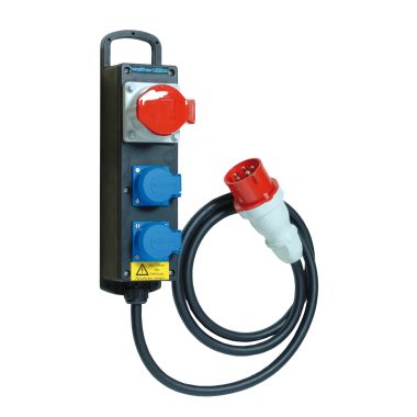 Werf- en werkplaatsmateriaal - Walther Werke - Draagbare massief rubberen stekkerdoos - 6400101A