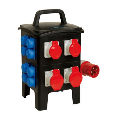 Matériel pour le chantier et l&#039;atelier - Walther Werke - Tragbare Vollgummi Steckdosenkombination - 6493303A