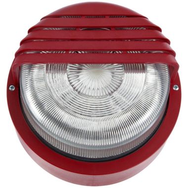 Verlichting - Schwabe - Hublot rond 75W, 230V, 1xE27 - IP44 Rood - 66023