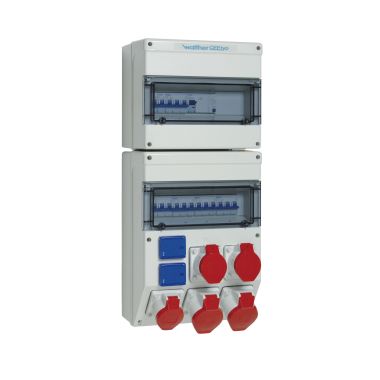 Werf- en werkplaatsmateriaal - Walther Werke - Kunststoff stopcontact combinatie - 6893401