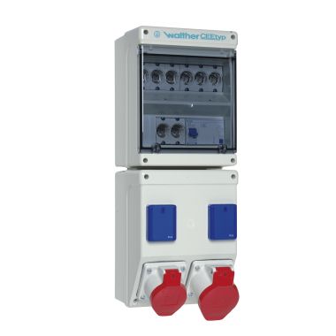 Werf- en werkplaatsmateriaal - Walther Werke - Kunststoff stopcontact combinatie - 6953014