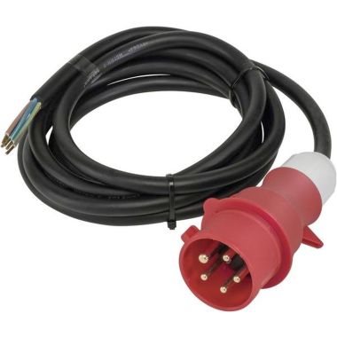 Électrification des bureaux et gestion des câbles - Schwabe - Câble de connexion 3m H07RN-F 5G1.5 1xCEE 16A/400V + 50mm AEH - 70977