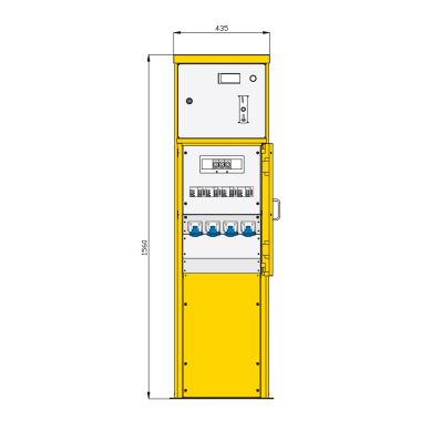 Werf- en werkplaatsmateriaal - Walther Werke - Energiezuil met betalingssysteem - 82146001