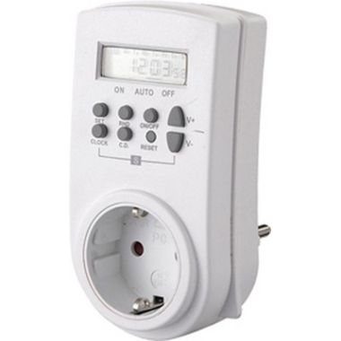 Fiches, interrupteurs et prises de courant - Bachmann - Minuterie 24h analogique IP44 - 852.103