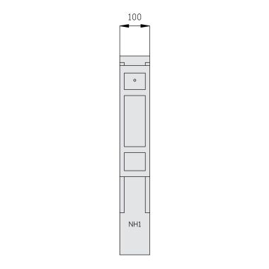 Matériel pour le chantier et l&#039;atelier - Walther Werke - Modul 100 mm breit - 86010004