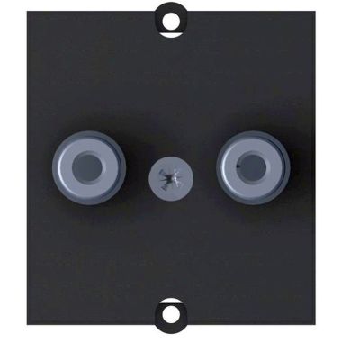 Électrification des bureaux et gestion des câbles - Bachmann - Module Cinch Stéréo Connexion à vis - 917.089