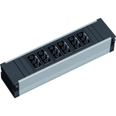 Kantoor elektrificatie en kabelmanagement - Bachmann - Consolidation Point 6x GST18i3 zwart Stroom GST18i3 - 919.2000