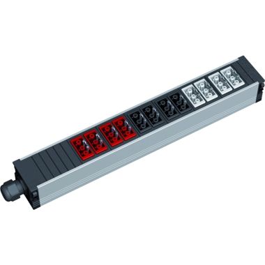 Électrification des bureaux et gestion des câbles - Bachmann - Consolidation Point 4x GST18 noir 4x GST18 rouge 4x GST18 gris - 919.2005