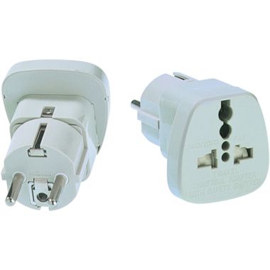 Stekkers, schakelaars en stopcontacten - Bachmann - Stekker Universal Type 921000 met kinderbeveiliging - 921.000