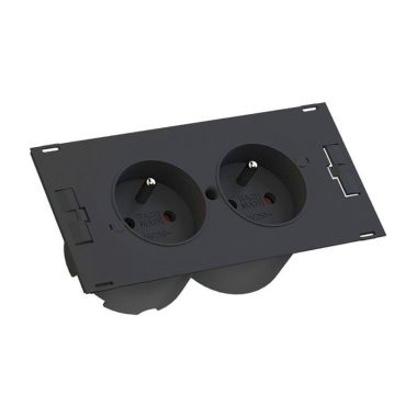 Électrification des bureaux et gestion des câbles - Bachmann - DUE 2x UTE - 929.012