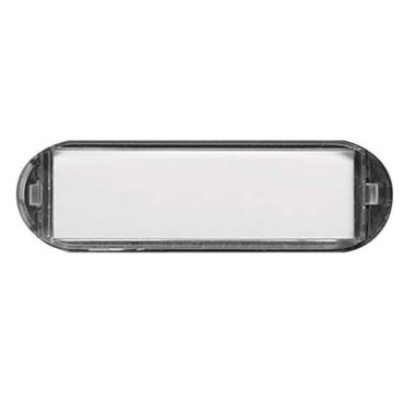 Deurcommunicatie en toegangscontrole - Grothe - NSH LED 100 BL Inbouw naamplaat met blauwe LED, IP 54, titelblok: 13 x 42 mm - 98065