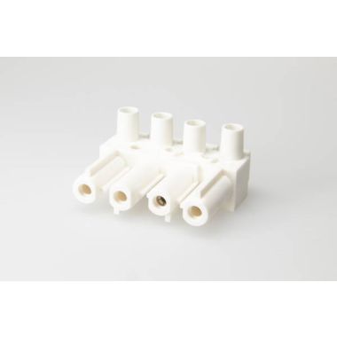 Kantoor elektrificatie en kabelmanagement - Adels - AC166 GBU chassisdeel, 4-polig wit - AD165054