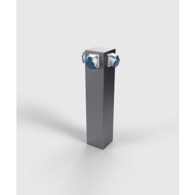 Werf- en werkplaatsmateriaal - Bodensteckdosen - Energiezuil ES882 - 4 modules (2x UTE + 1x CEE 5/32A 400V), DB701 - ES882-3-6-1000-FR