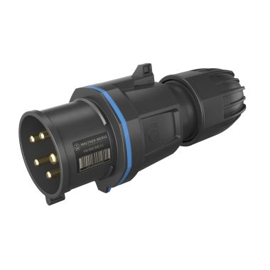 Fiches, interrupteurs et prises de courant - Walther Werke - NEO Fiche Classic 32A 5P 9h IP54 230V avec connexion à vis, déphasage - FW231509PH