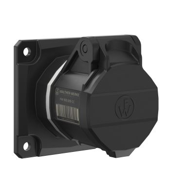 Stekkers, schakelaars en stopcontacten - Walther Werke - NEO Inbouwstopcontact Recht 16A 5P 1h IP54 1000V met veerklem - FW410501CC
