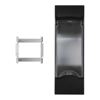 Fiches, interrupteurs et prises de courant - Simon - K45 Plaque 3 mécanismes pour disjoncteur ou différentiel au - KF03/14