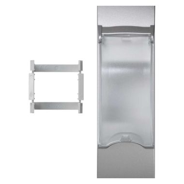 Fiches, interrupteurs et prises de courant - Simon - K45 Plaque 3 mécanismes pour disjoncteur ou différentiel au - KF03/8