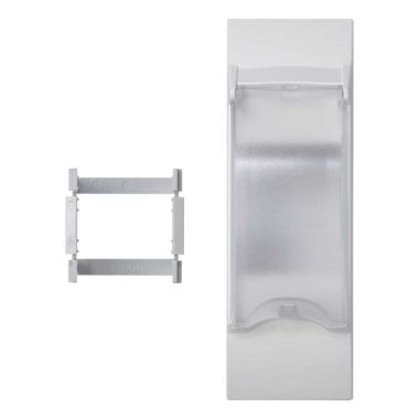 Fiches, interrupteurs et prises de courant - Simon - K45 Plaque 3 mécanismes pour disjoncteur ou différentiel au - KF03/9