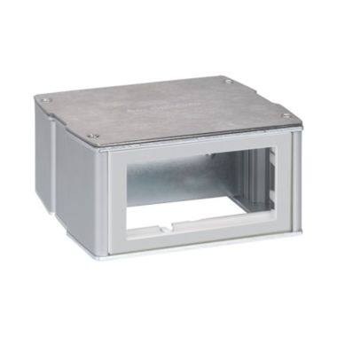 Kantoor elektrificatie en kabelmanagement - Simon - Vandalismebestendige minitoren 4xK45 - Aluminium - KT4008