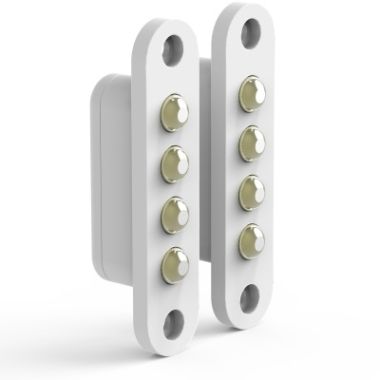 Deurcommunicatie en toegangscontrole - Openers and closers - Serie DDC - Deurcontact 86x20x22mm - 4 contacten wit - 0,5A - OCDDC008