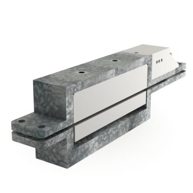 Communication de porte et contrôle d&#039;accès - Openers and closers - Serie SH - Shearlock électro-aimant 1500kg - Installation encastrée(12-24VDC) porte d&#039;état à LED avec minuterie - OCSH003