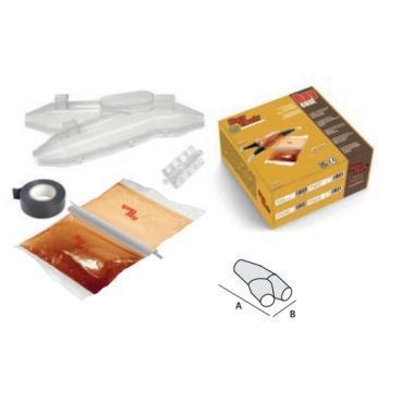 Installatiemateriaal - Raytech - Raycast L120 harsmof 0,6/1kV - recht - RAYCASTL120