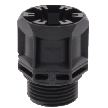Matériel d&#039;installation - Wiska - TriShot® ETKV-SET  20 BK Presse-étoupe en polypropylène, polyamide à 3 composants M20 IP68 (RAL 9005) noir - 10112716