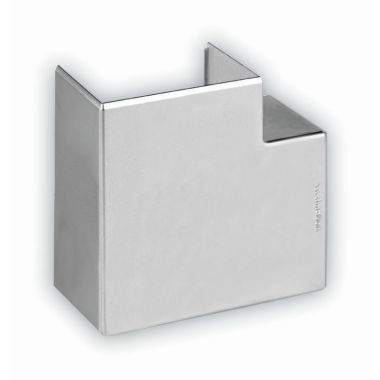 Électrification des bureaux et gestion des câbles - Simon - Angle plat fixe 160x55 - Aluminium anodisé - TKA1011128