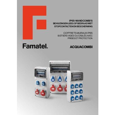 Documents - Famatel coffrets muraux - Famatel wandcombinaties