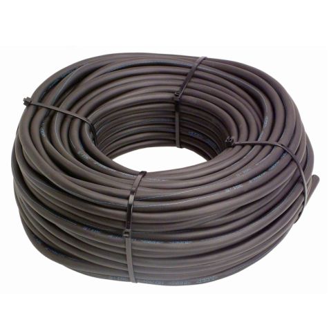 Kabel per lopende meter H05VV-F 5G1,5, 50m, Zwart