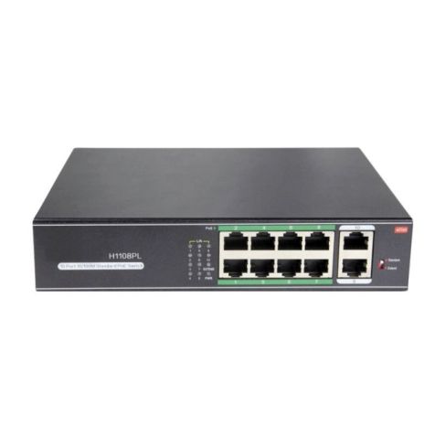 Switch 8 port PoE + 2 port Gigabit