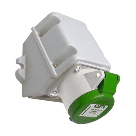 NORVO Wandsteckdose 32A 3P 42V 11h IP44