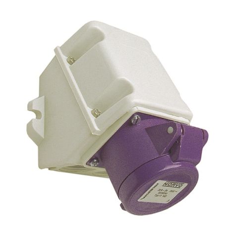 NORVO Wandsteckdose 32A 3P 42V 11h IP44