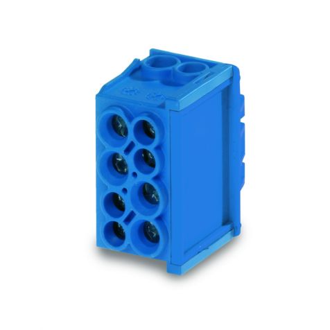 Borne conduite principale 1.5-25mm BLEU 1POL