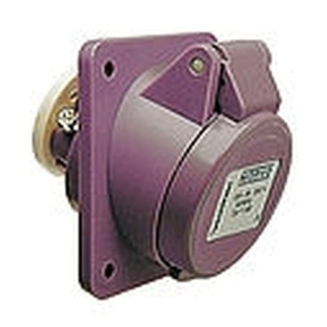 NORVO Stopcontact schuin 32A 2*42V-11506