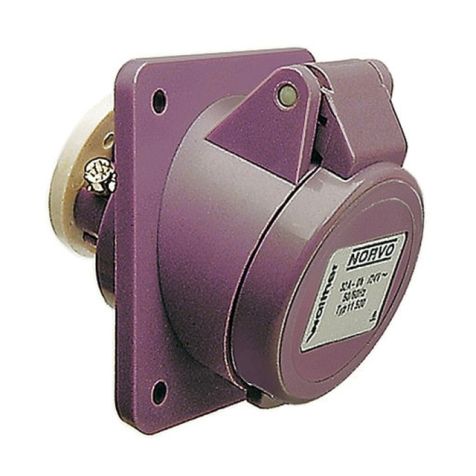 NORVO Stopcontact schuin 32A 3P 42V