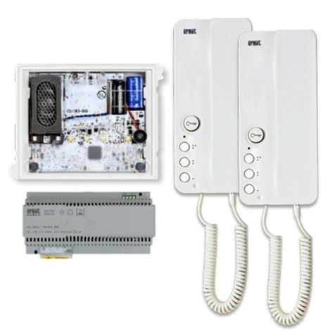 2Voice Alpha kit audio+2x binnentoestellen 1083/23+1083/38+2x1183/5