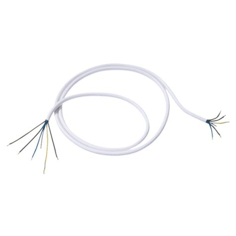 Câble de connexion H05VV-F 5G2, 50mm ²blanc longuer: 5.00 m