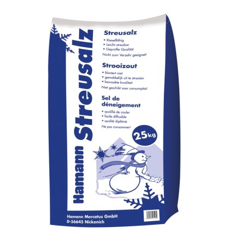 Strooizout in papieren zak, 25kg