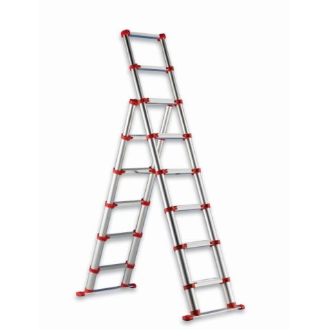 Telescoopladder 0,8-3,8m plus