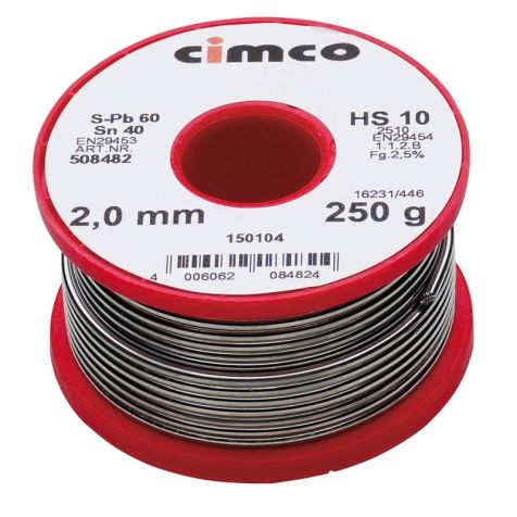 Radio-Soldeertin 2,0mm, 250gr
