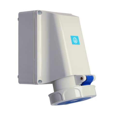 Wandsteckdose 63A 5P 110V 4h IP67