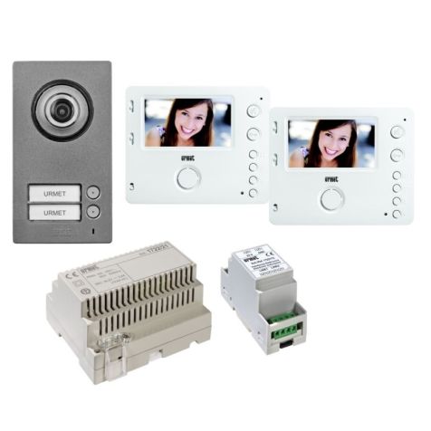 Light Note videofoonkit Mikra2 - 2 drukknoppen + monitor 4,3" 