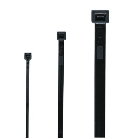 Kabelbinder UV-bestendig, 3,5 x 140mm, zwart