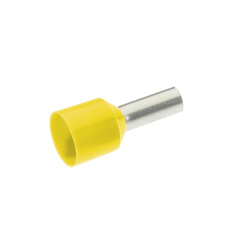 Embout isolé Jaune 6x12mm