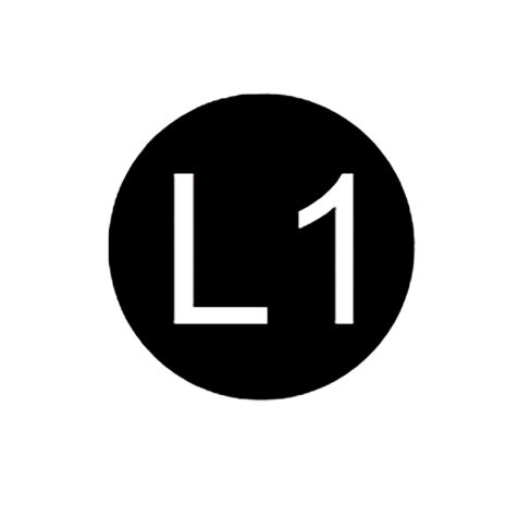 Adercodering L 1, zwart